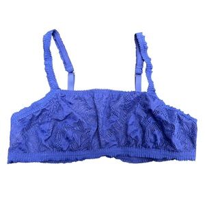 aerie Royal Blue Lace Bralette | Medium